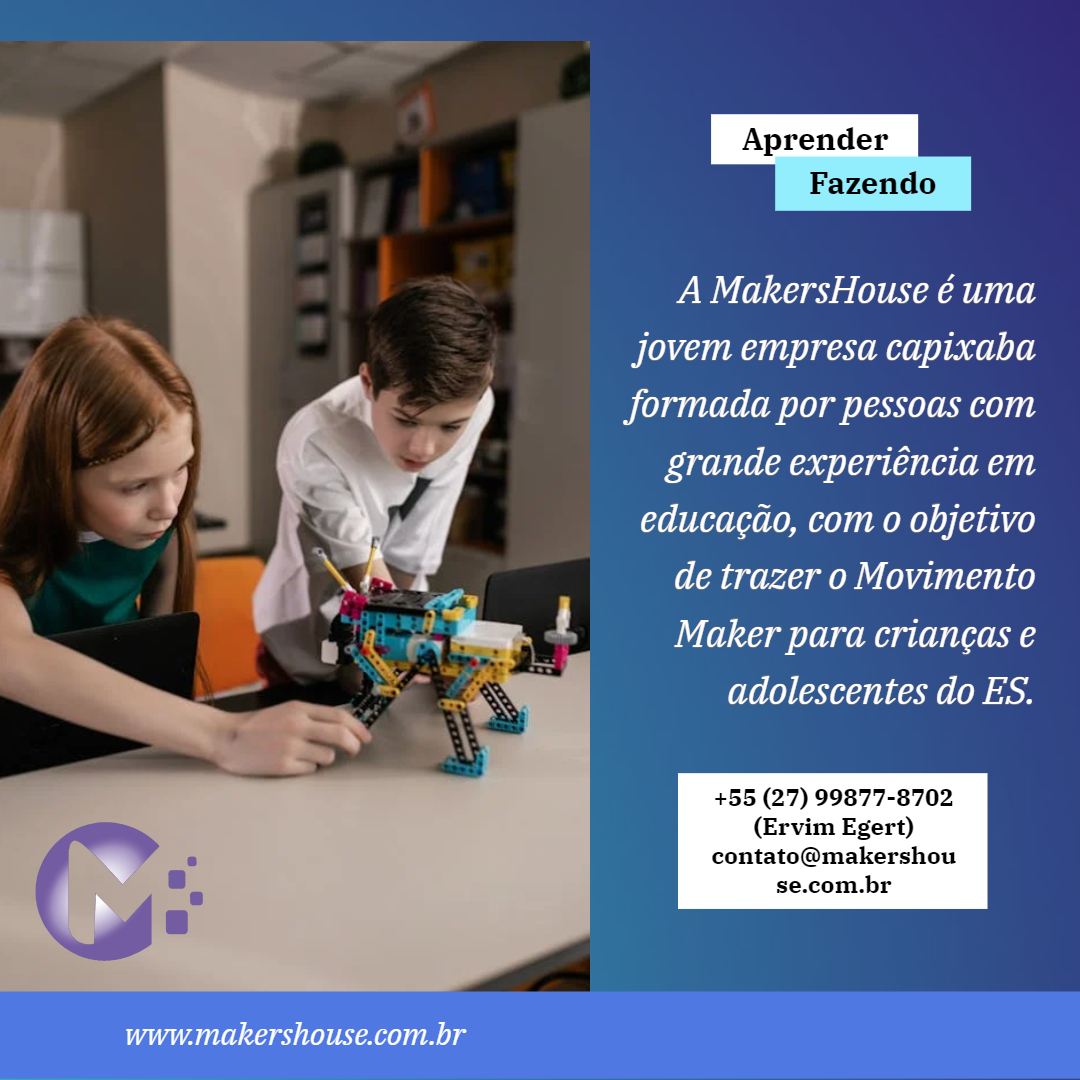 A MakersHouse é uma empresa formada por pessoas com experiência em educação