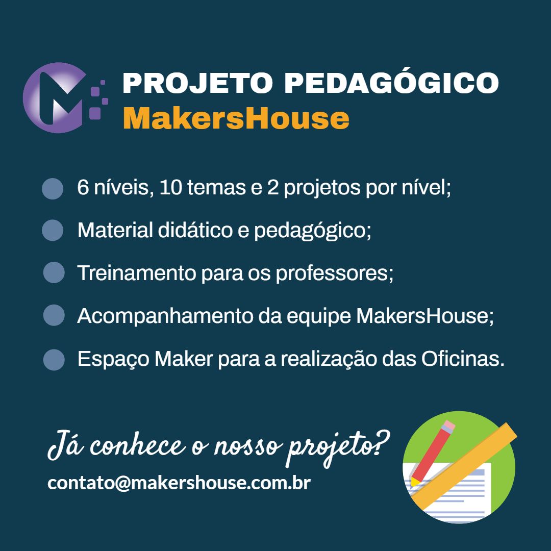 Já conhece o Projeto Pedagógico da MakersHouse?